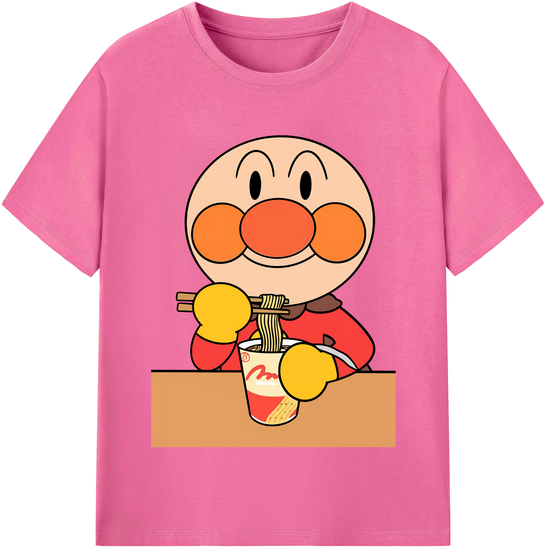 （画像用） アンパンマン Anpanman レディースカジュアルプリントTシャツ（綿100％）